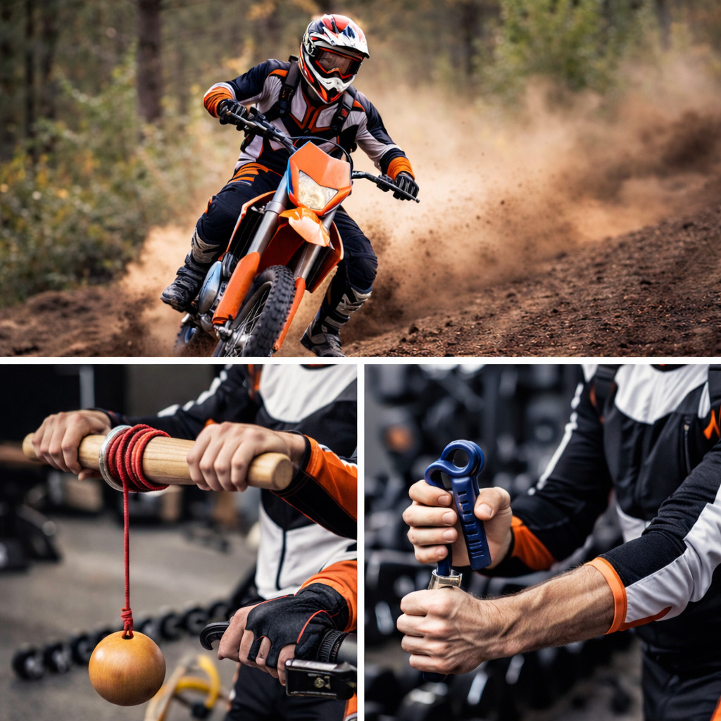 Controlo de "Arm Pump": Protocolos de Treino e Ergonomia em Motocross Controlo de "Arm Pump"