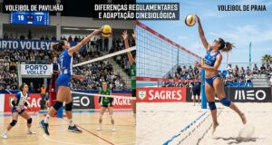 Voleibol de Praia vs. Voleibol de Pavilhão: Diferenças Regulamentares e de Adaptação Cinesiológica